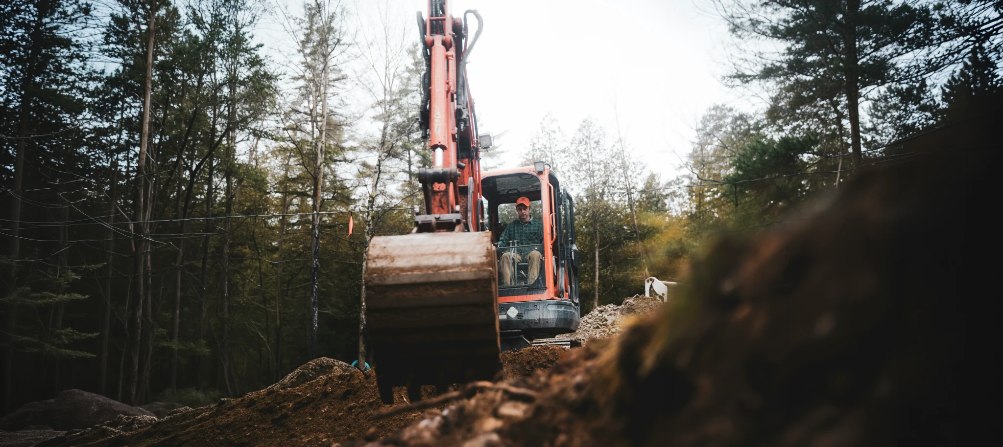 Baumaschinen Hintergrund