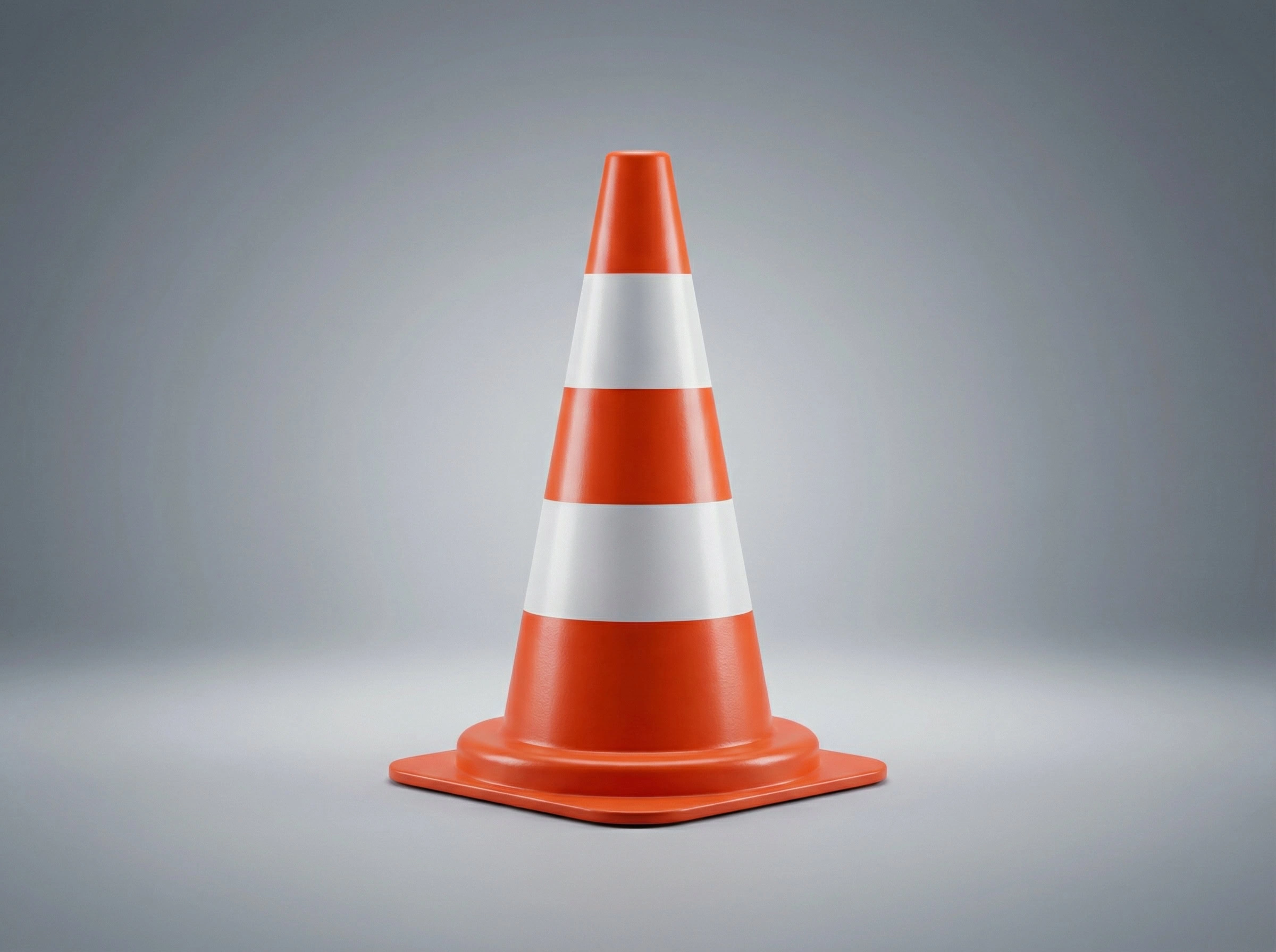 Absperrkegel Verkehrskegel 750 mm orange-weiß Reflexionsklasse RA2