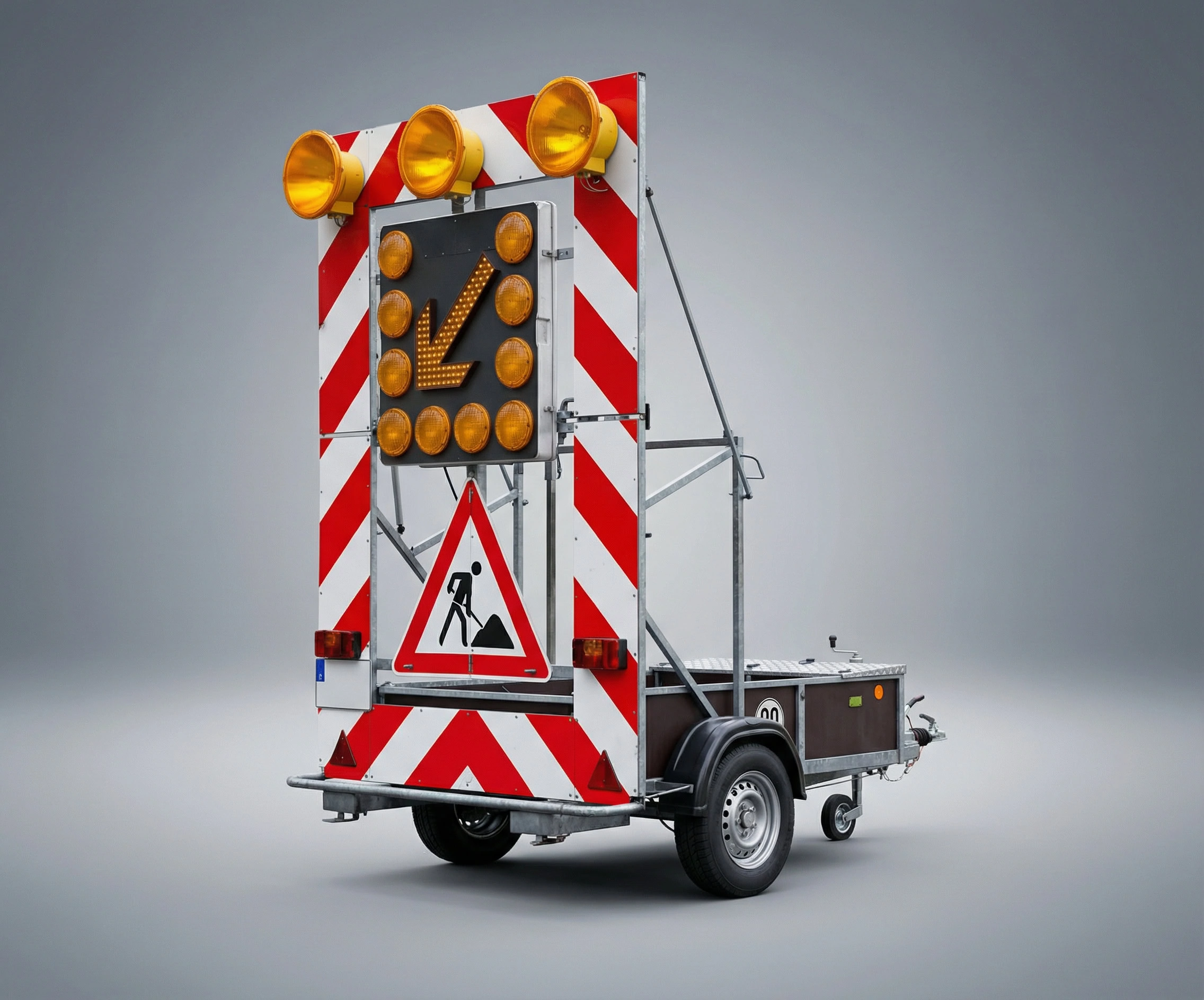 Verkehrsleittafelanhänger